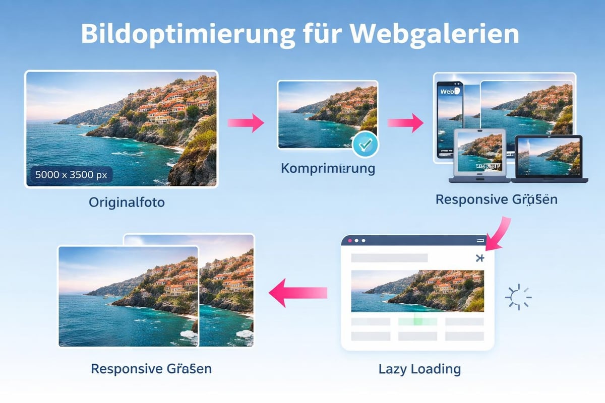 Bildoptimierung für Web-Galerien