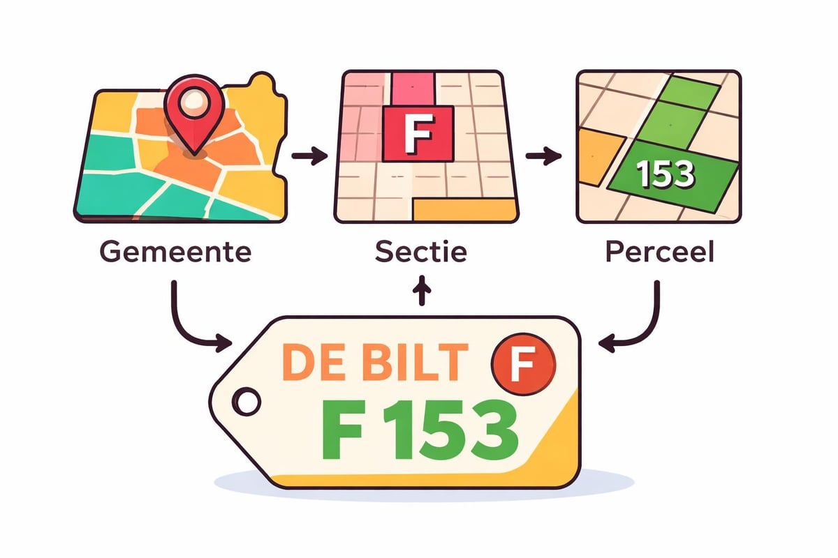 Kadastrale identificatie systeem
