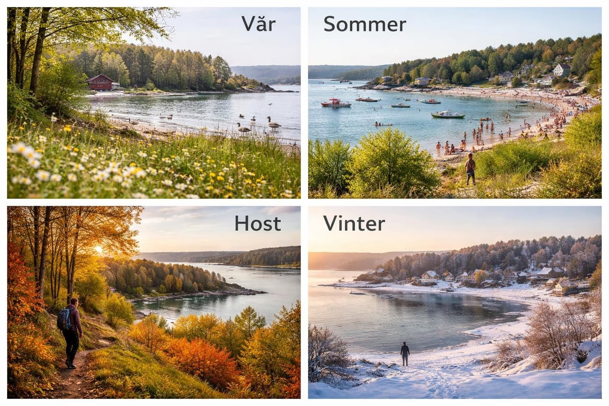 Sesongvariasjoner oslo island