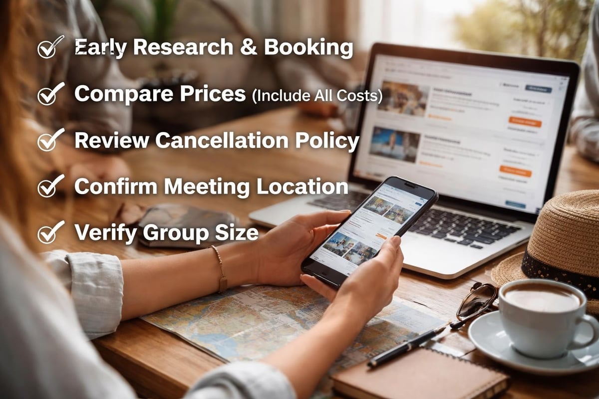 Strategic tour booking process