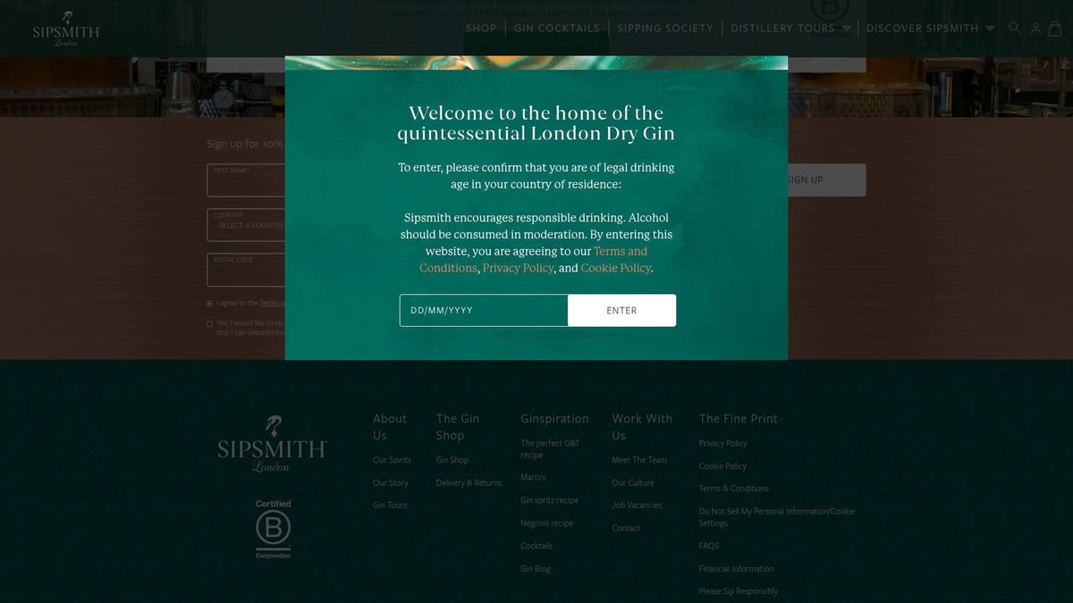 7 Idee Originali Gin Regalo Ragazzo da Provare nel 2026 - Sipsmith London Dry Gin Gift Set