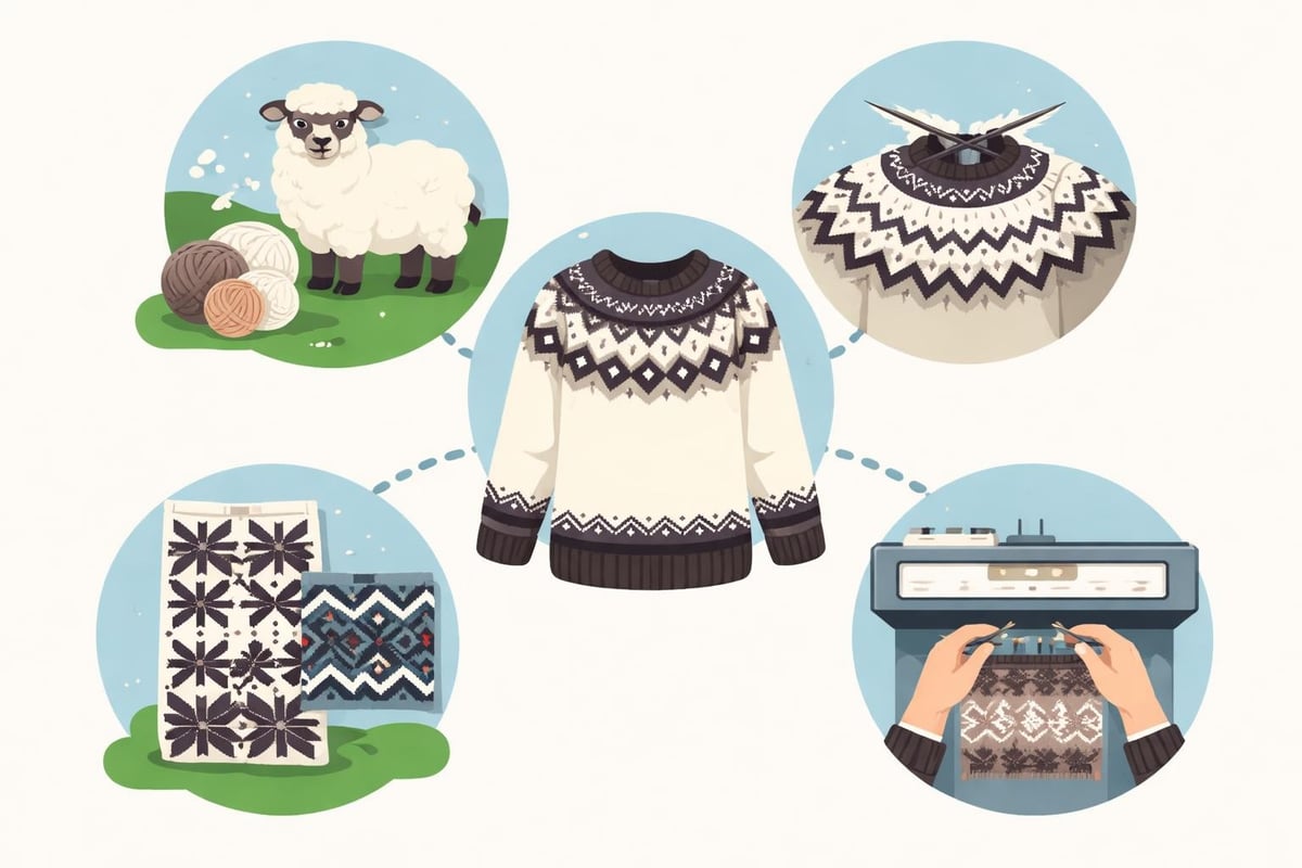 Lopapeysa cultural heritage and Protected Designation of Origin criteria