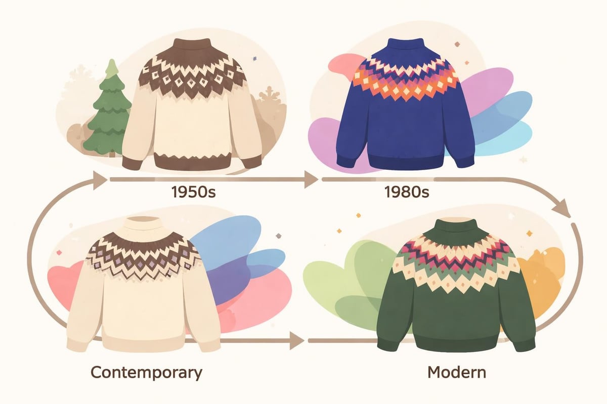 Evolution of lopapeysa design