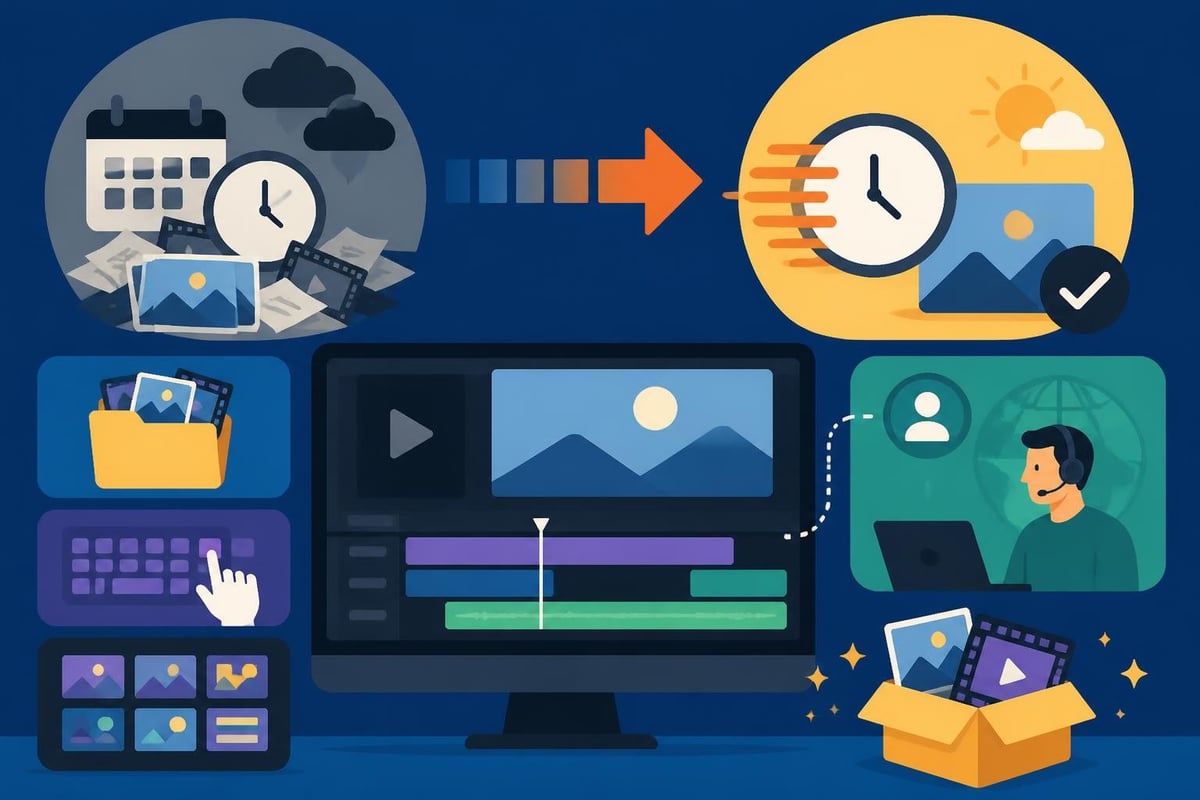 Fast editing workflow efficiency