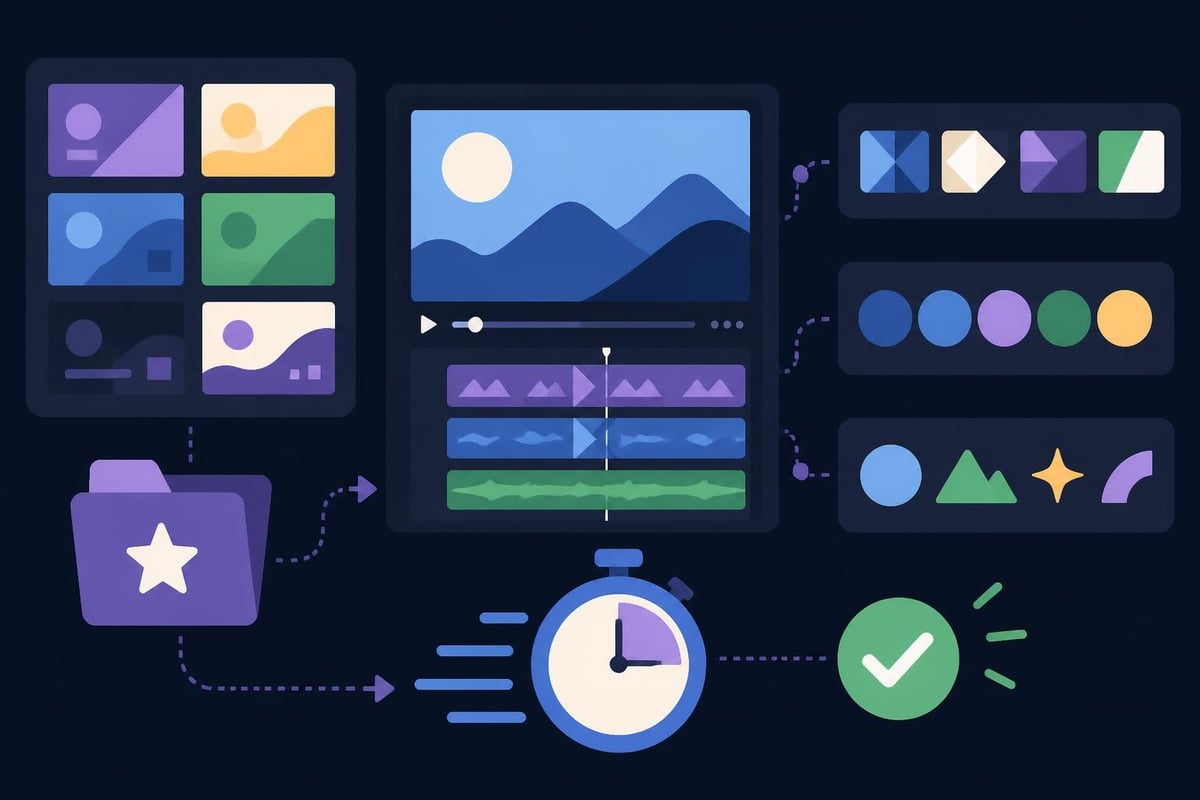 Video editing templates