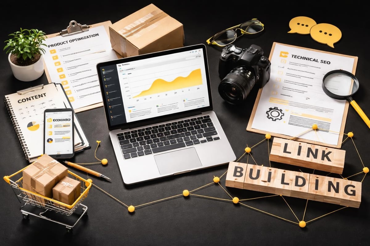 SEO workflow diagram