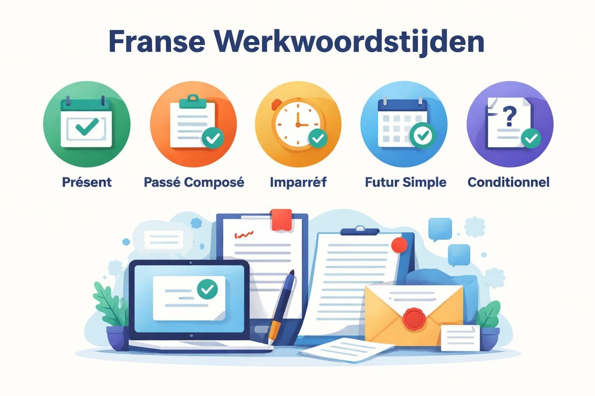 Franse werkwoordstijden zakelijk schrijven