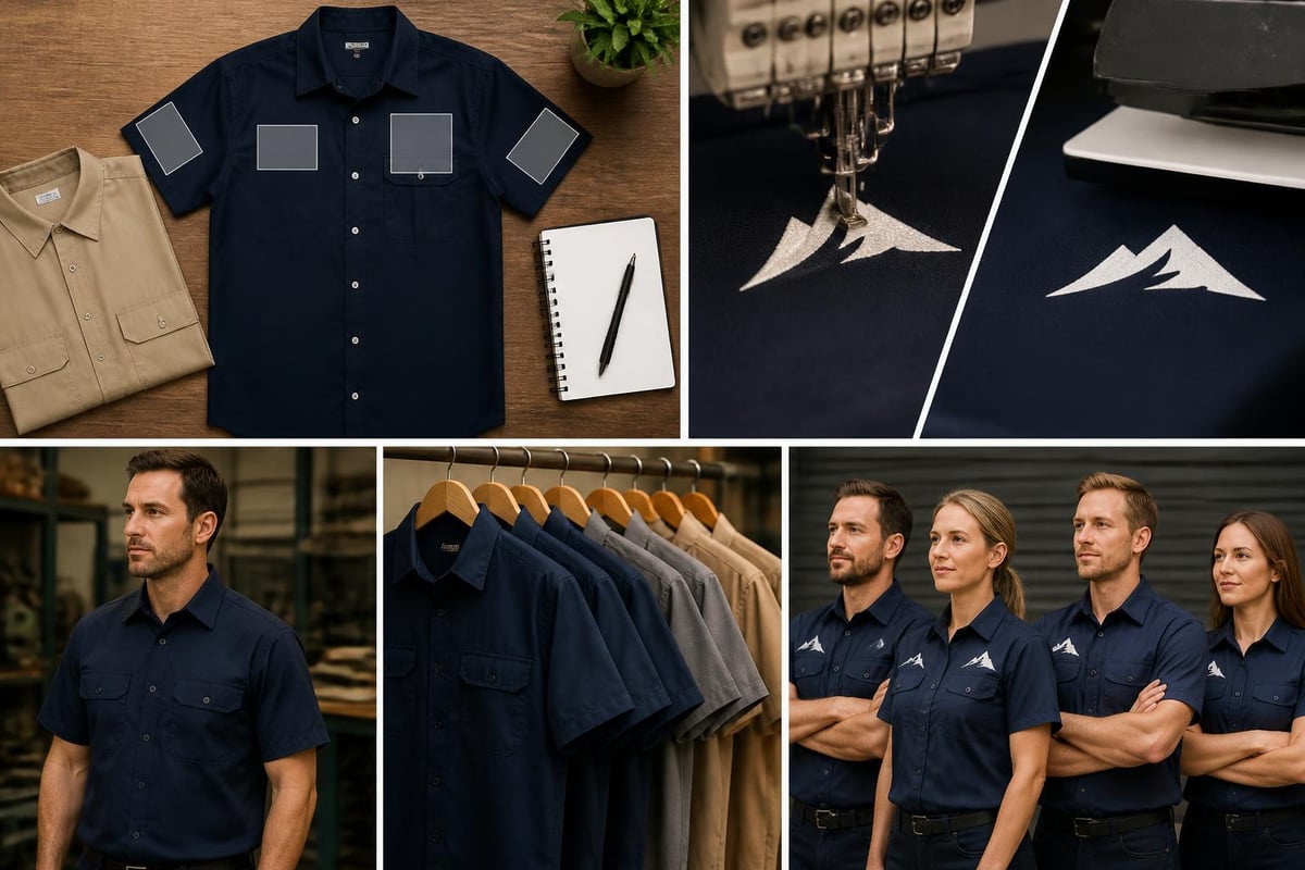 Work shirt customisation methods