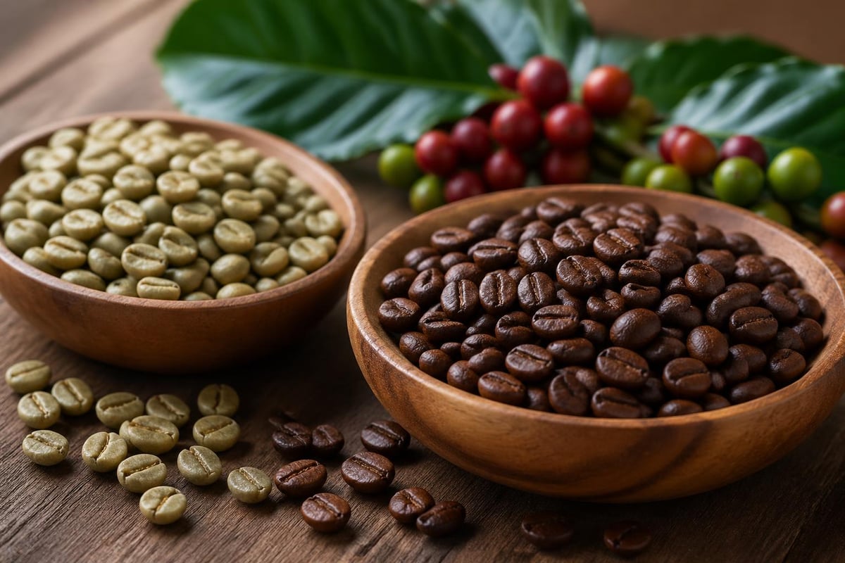Composition chimique du café vert