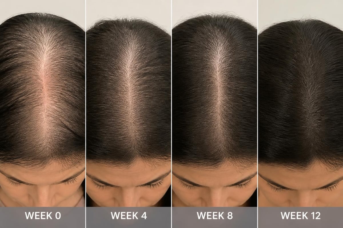 Beard thickness timeline