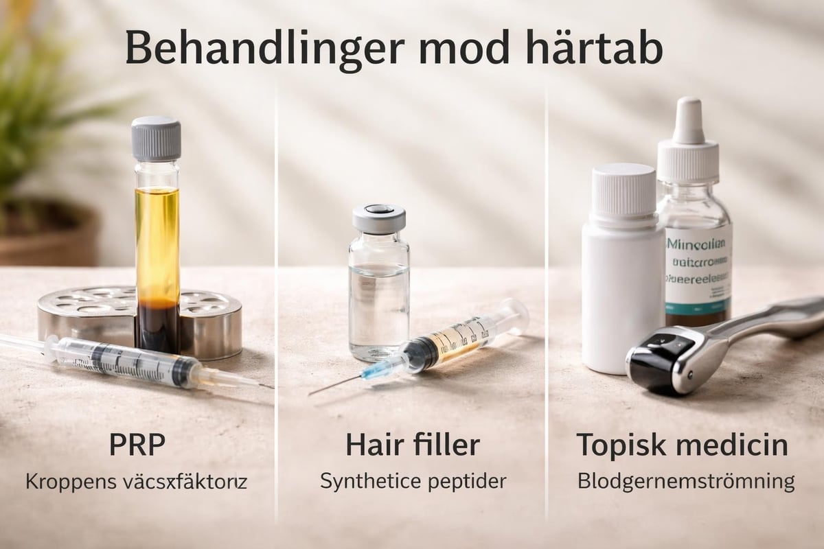 Hårtabsbehandlinger sammenligning