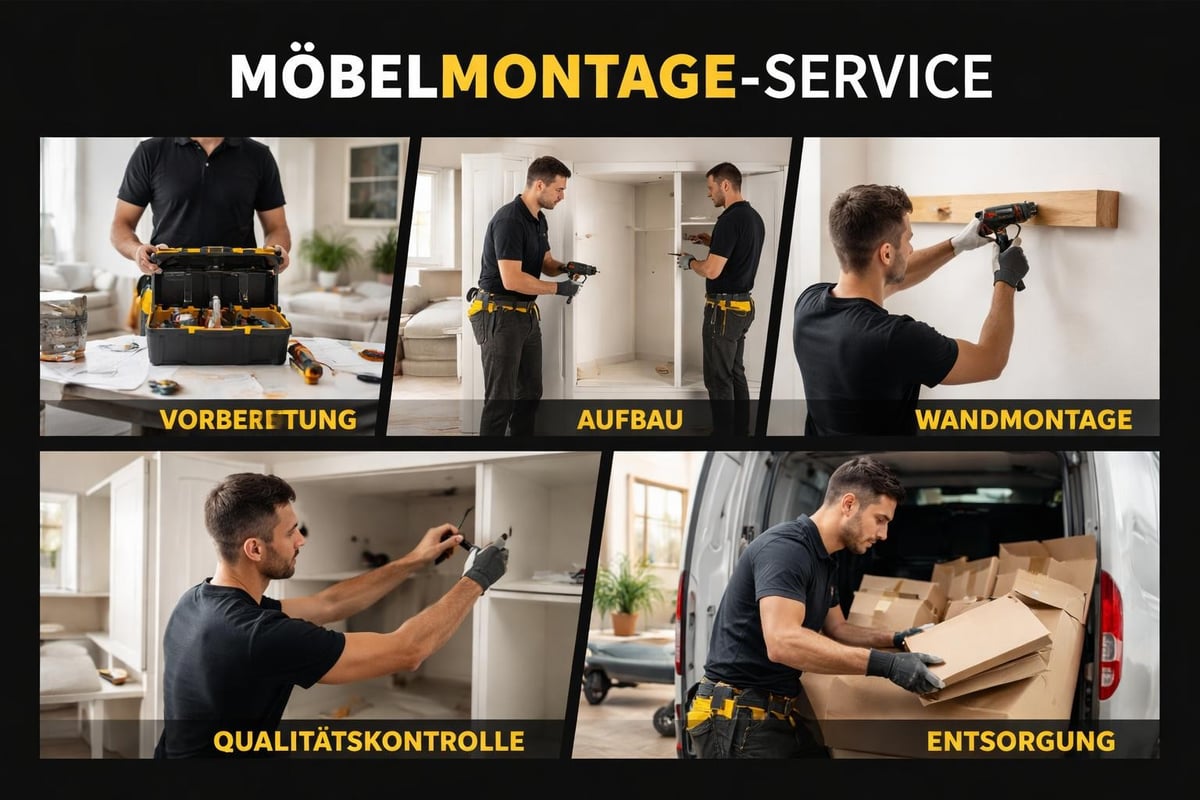 Möbelmontage Leistungsspektrum