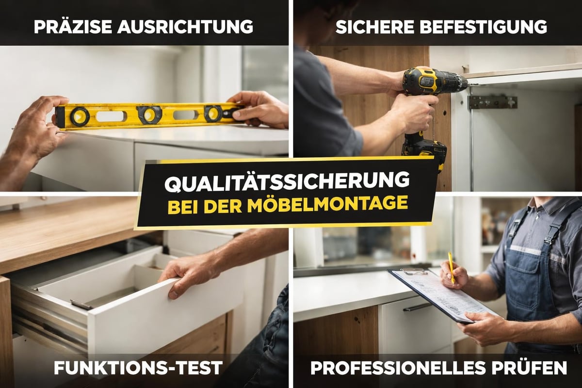 Qualitätssicherung Möbelmontage
