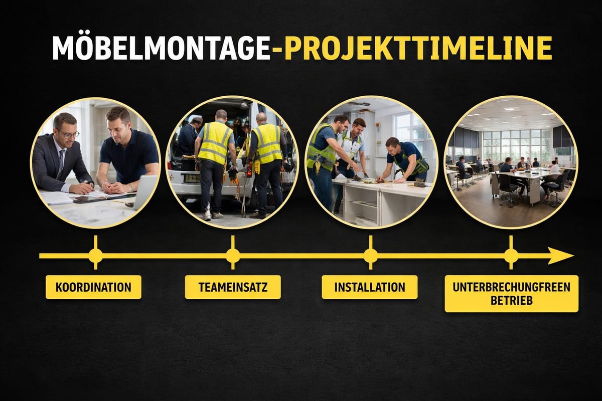 Gewerbliche Möbelmontage