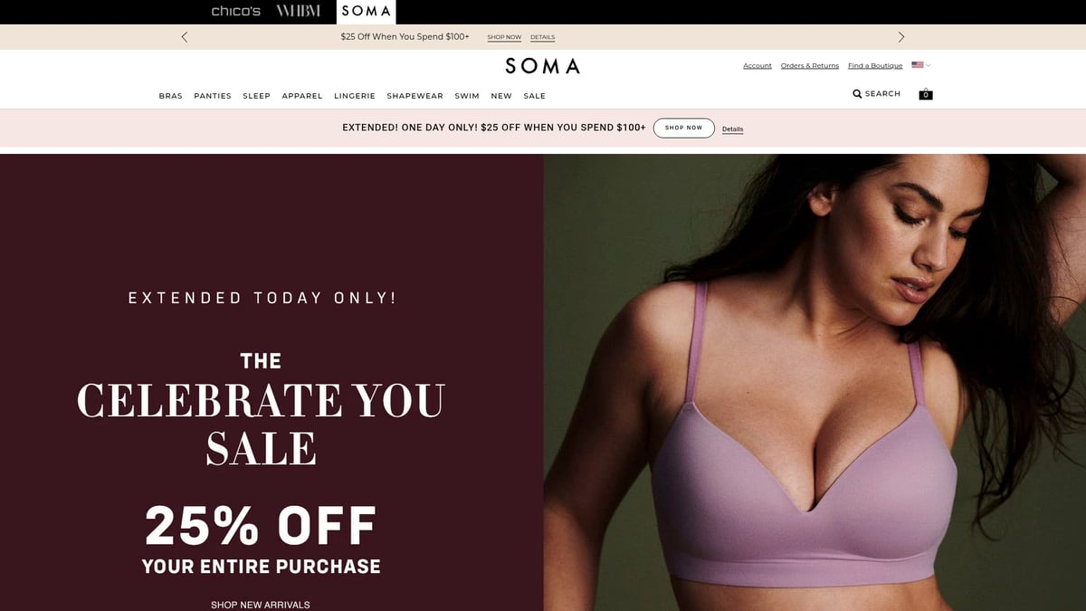 9 Best No Camel Toe Undies for Seamless Comfort in 2025 - Soma Vanishing Edge Microfiber Brief