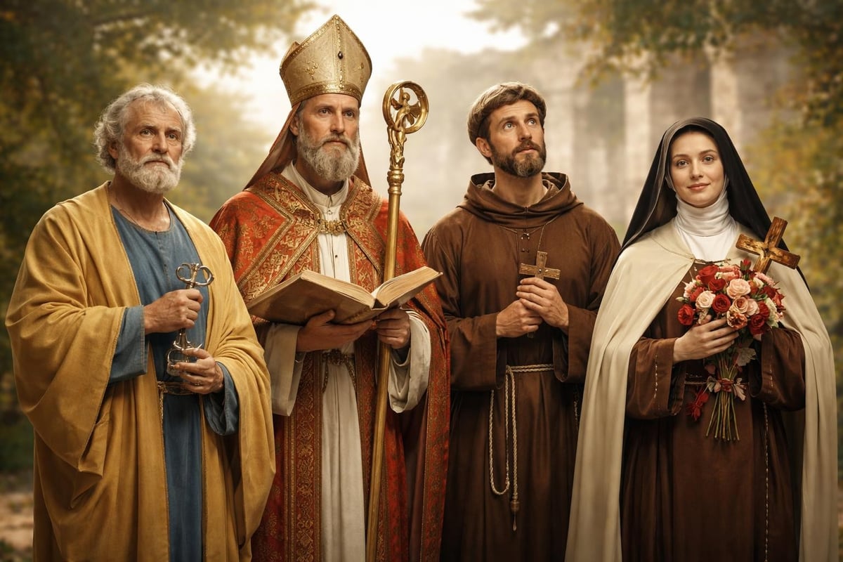 Catholic male saints through history