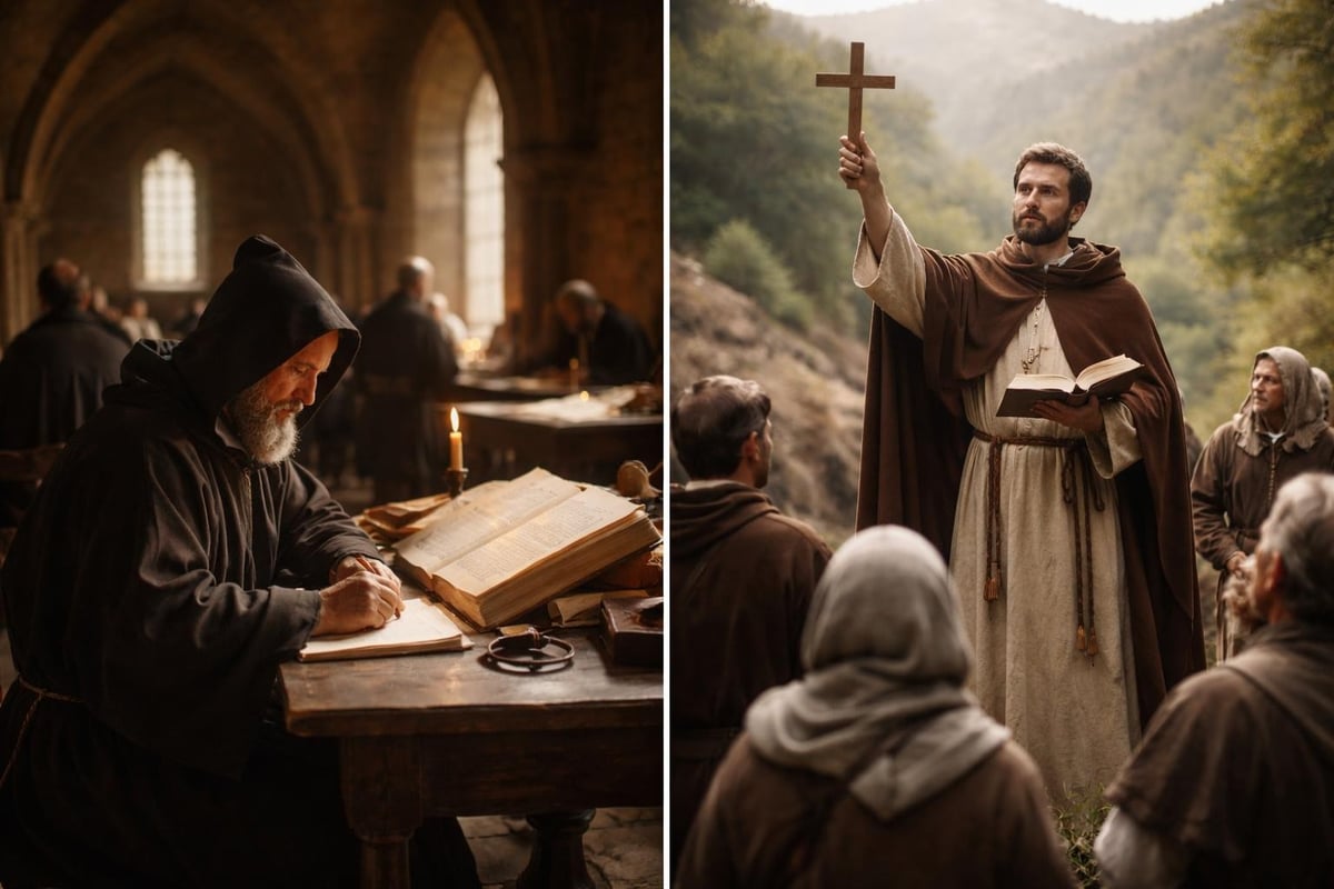 Medieval male saints monasticism and mission