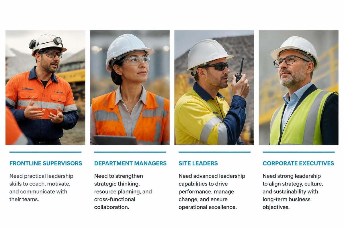 Mining leadership levels