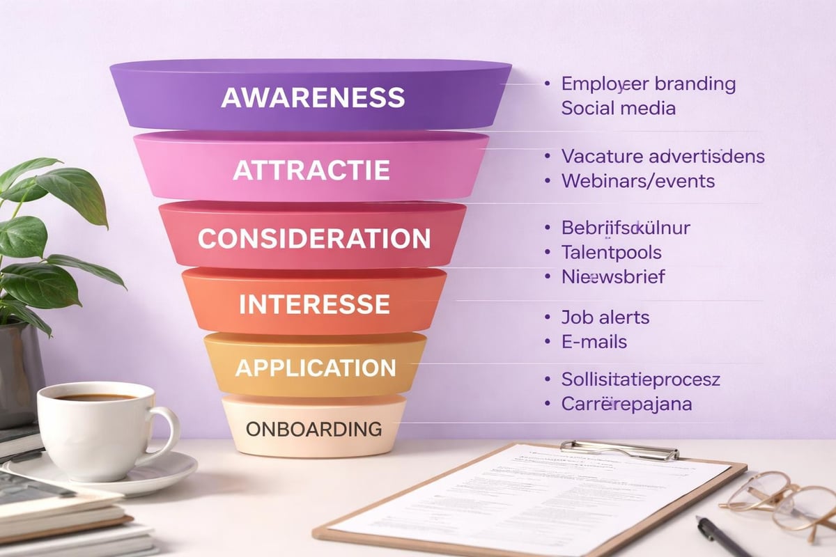 Recruitment marketing funnel