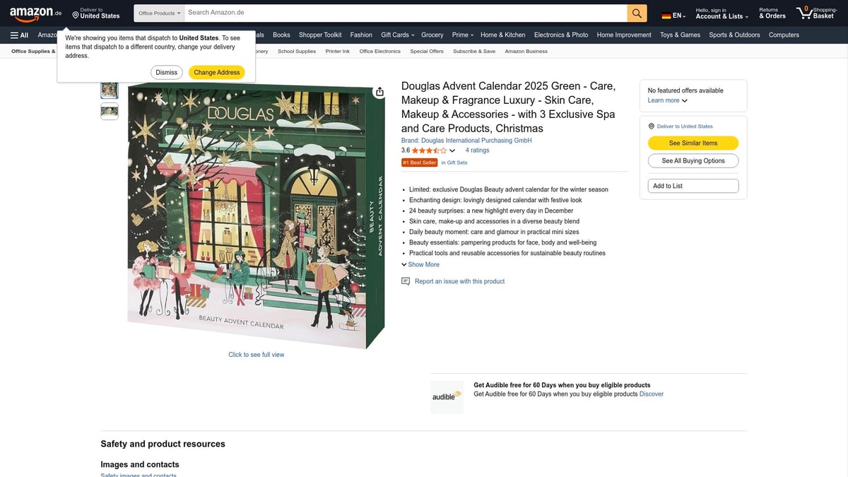 7 Beauty Amazon Favoriten 2025: Must-Haves für Deinen Look - Douglas Adventskalender 2025 – Luxus-Beauty in 24 Überraschungen
