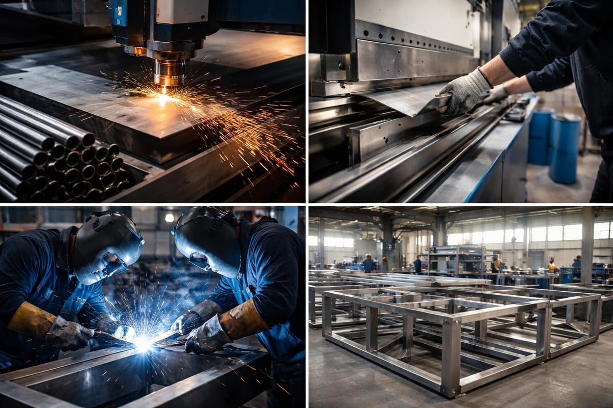 Metal fabrication techniques workflow