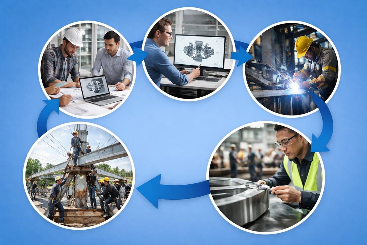 Custom fabrication project workflow