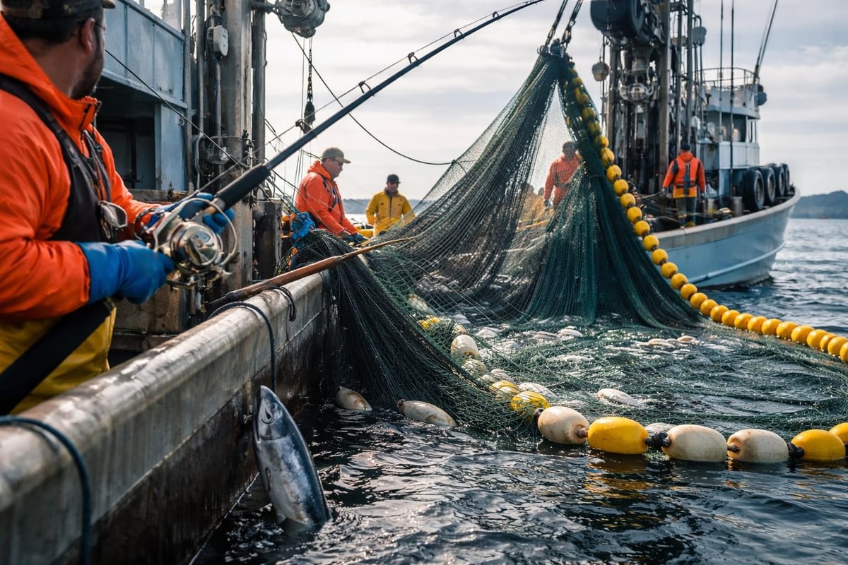 Commercial fishing equipment integration
