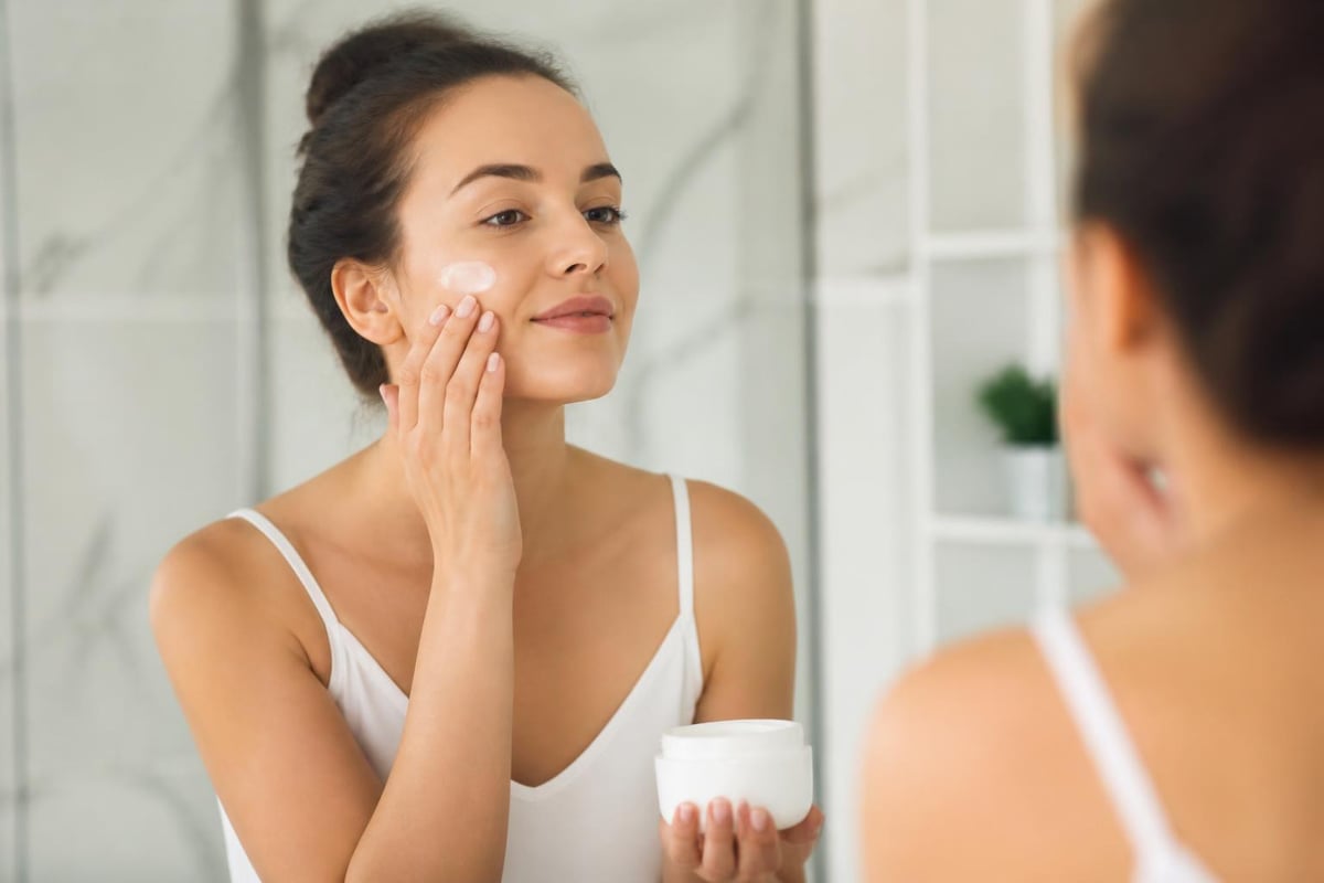 Skincare routine timeline