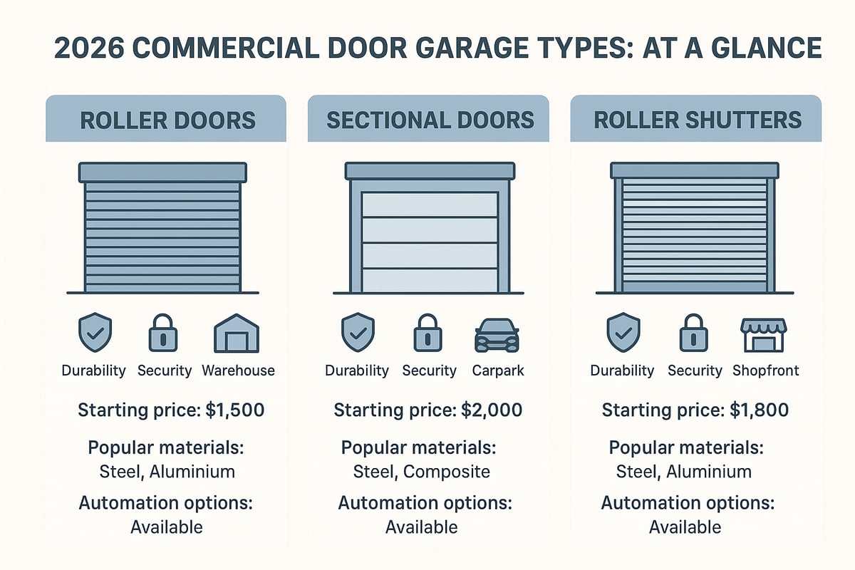 Understanding Commercial Garage Door Types