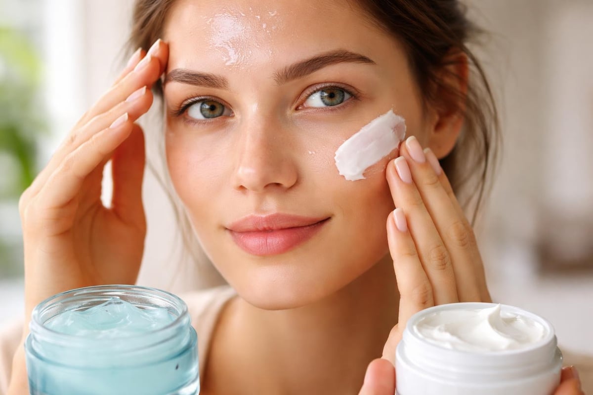 Combination skin hydration zones