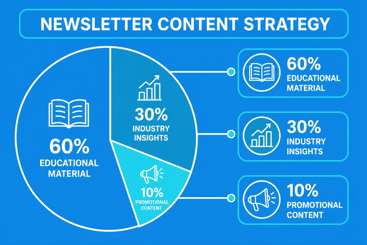 Newsletter content balance
