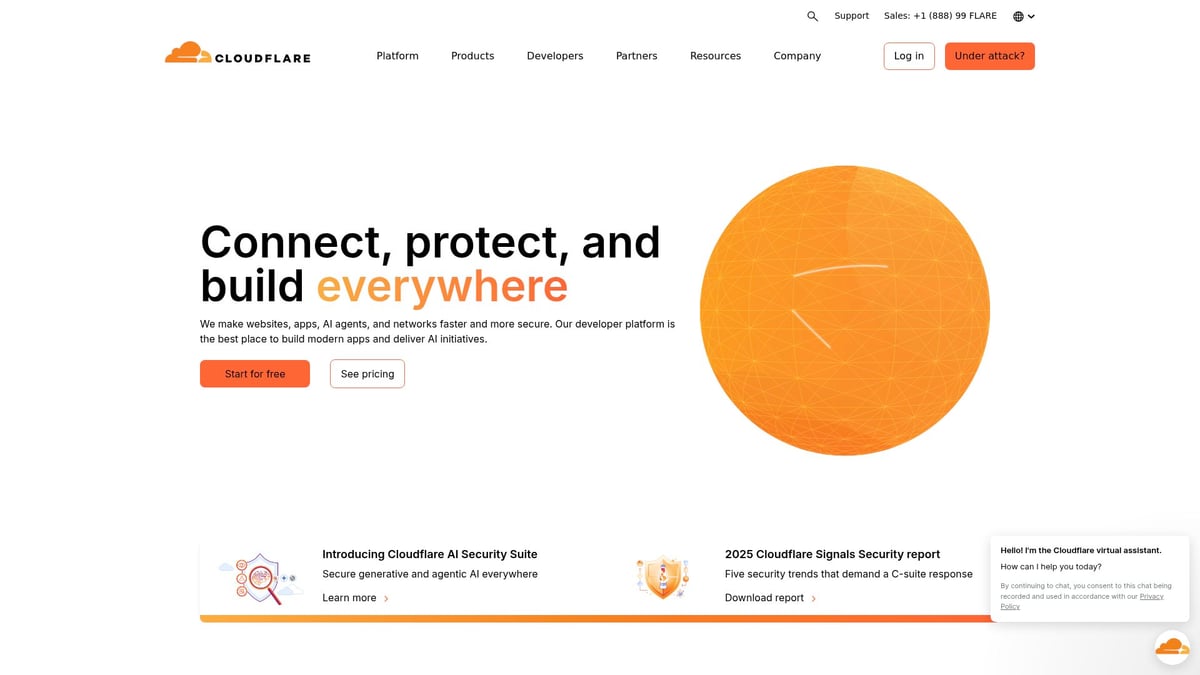 9 Essential Best Website Solutions for 2026 Success - Cloudflare Web Security & CDN