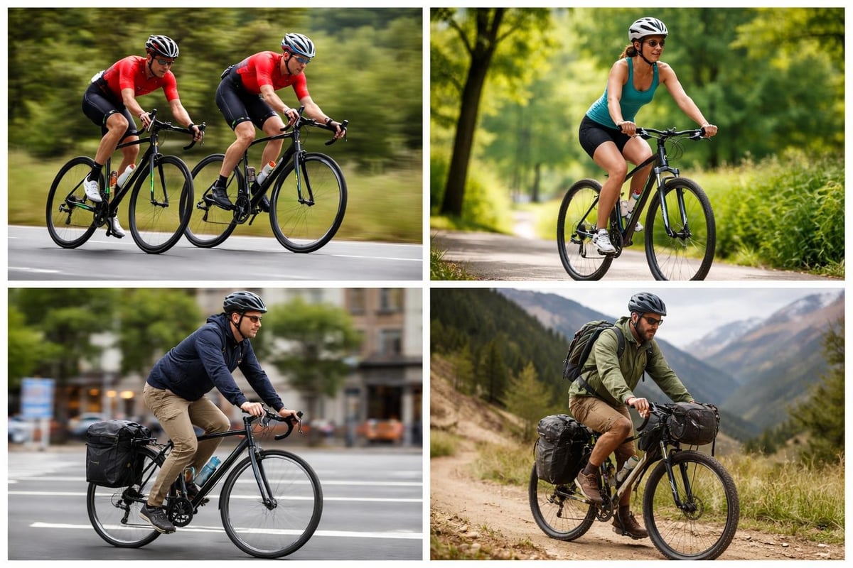 Cycling disciplines and bike selection