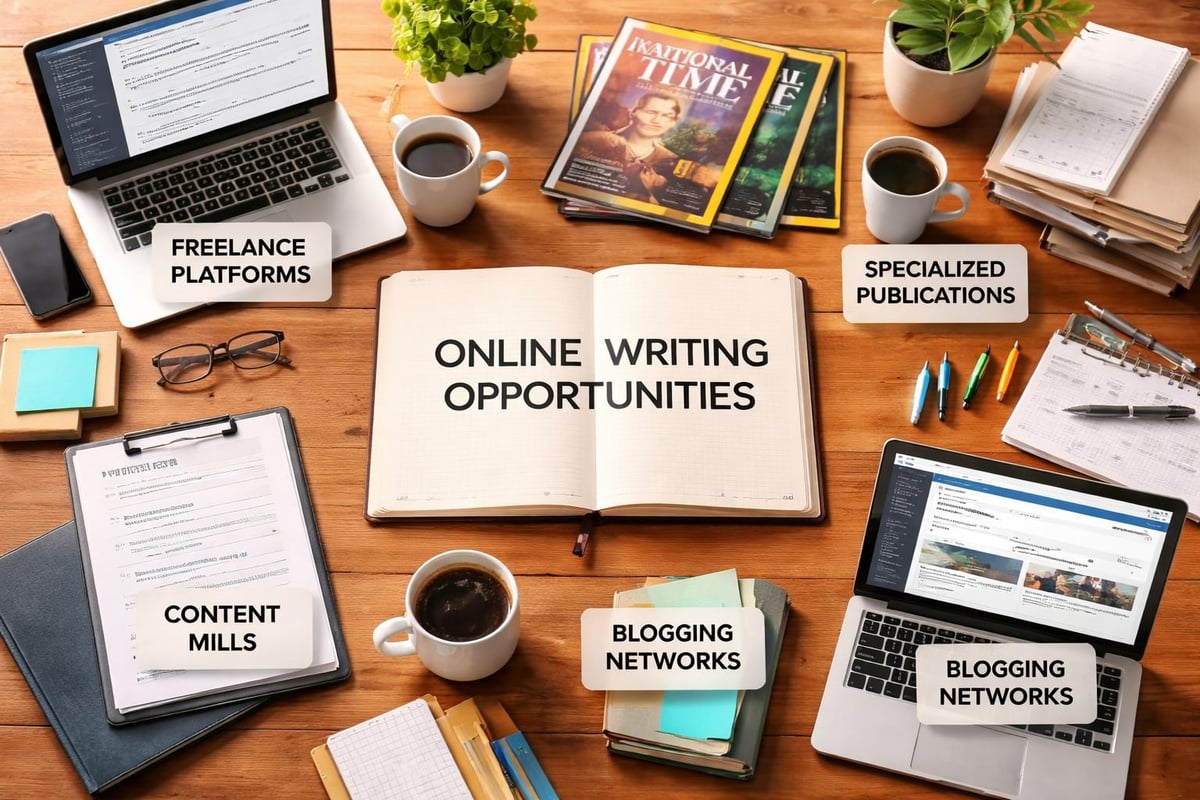 Online writing market segments