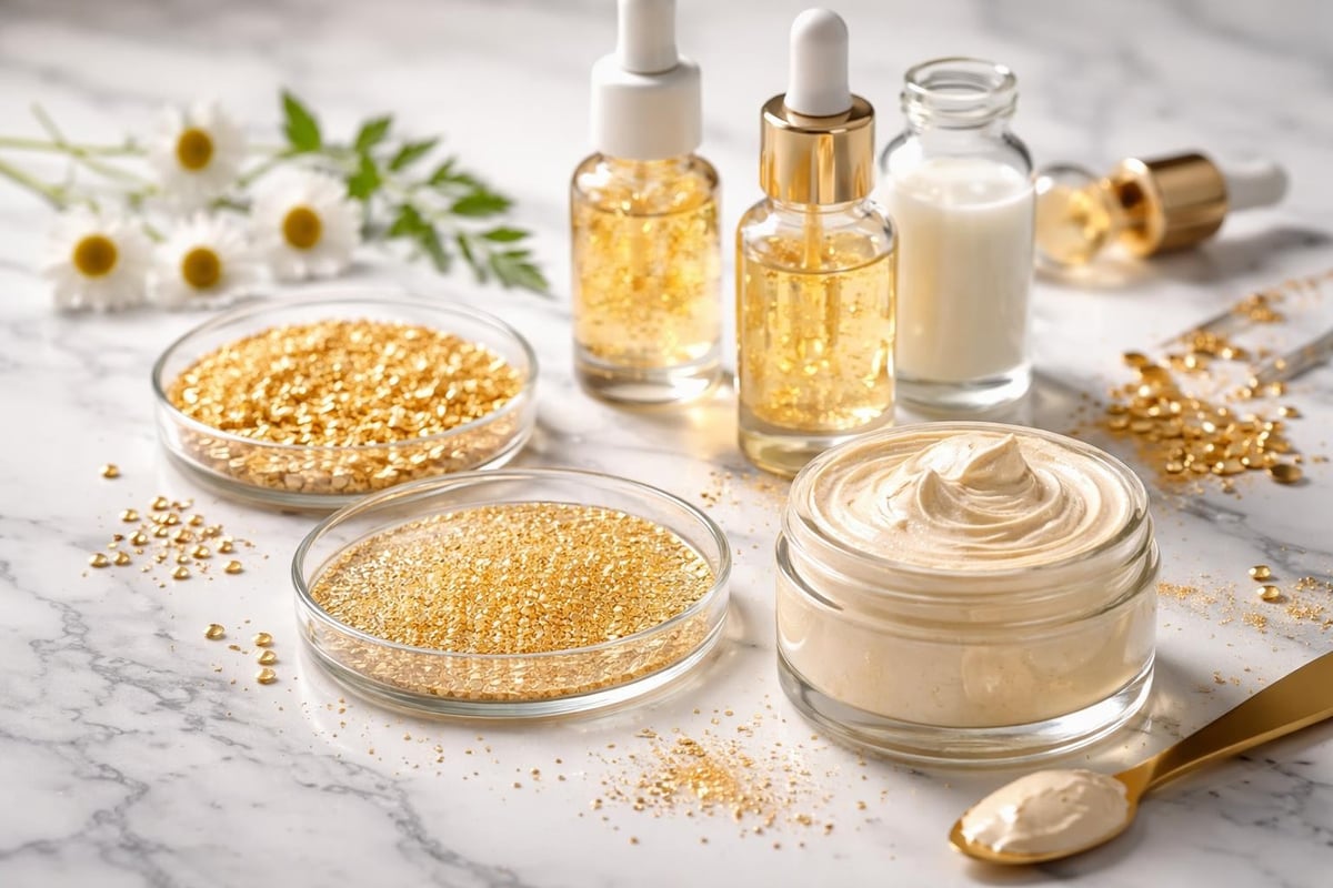 Gold cream formulation components