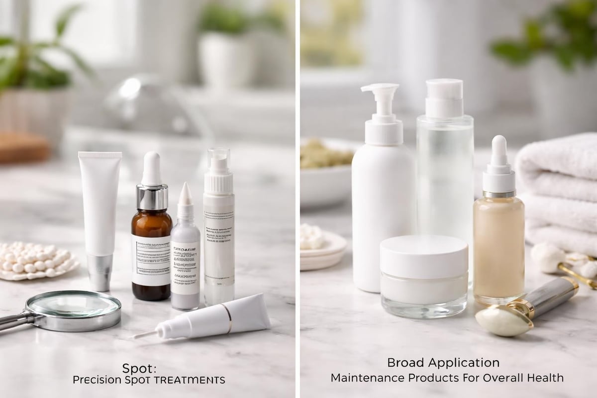Targeted versus broad skincare