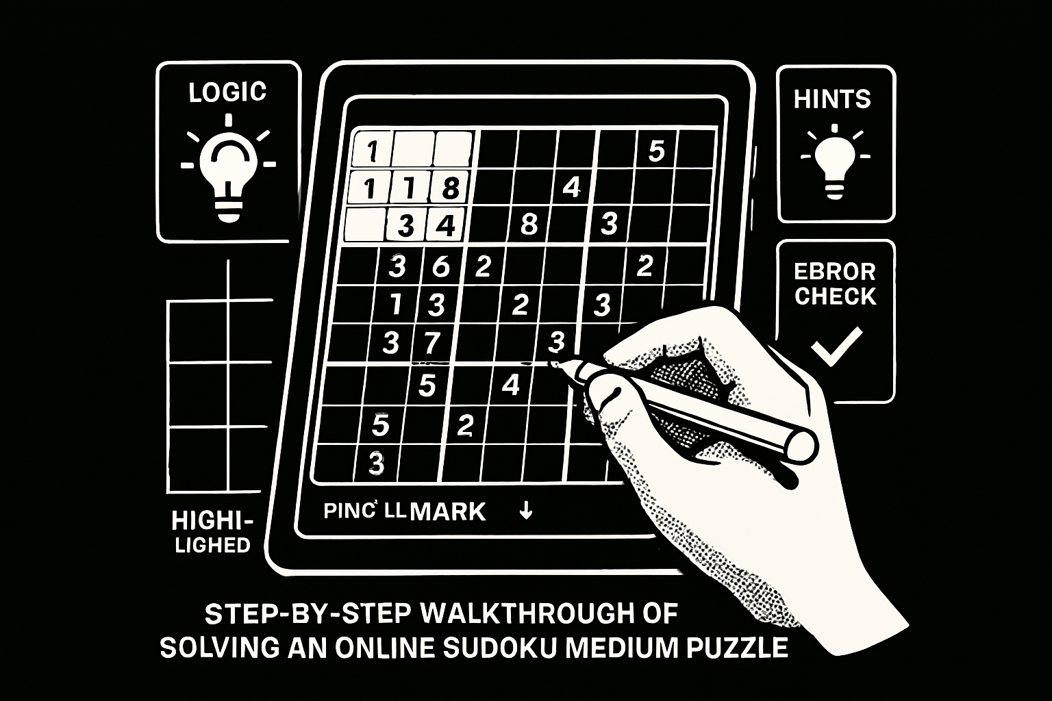 Step-by-Step Guide: How to Solve Online Sudoku Medium Puzzles