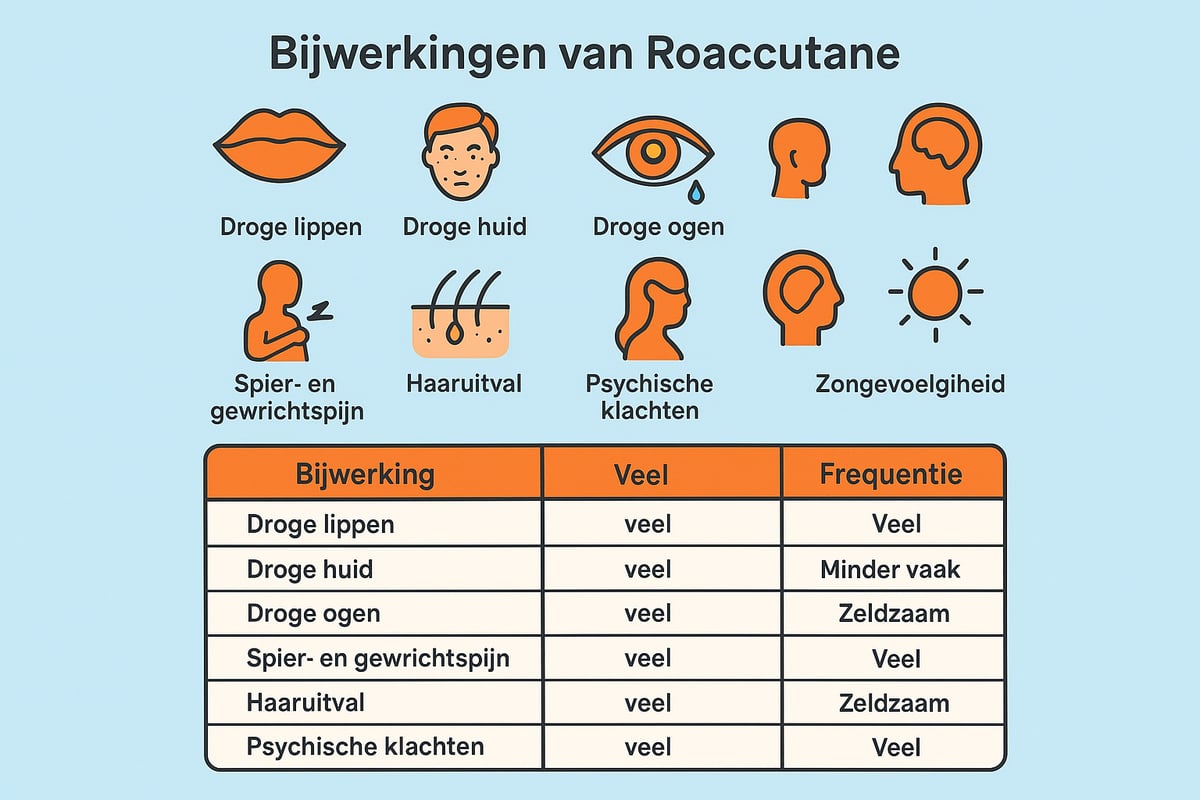 Bijwerkingen van Roaccutane: Wat Kun Je Verwachten?
