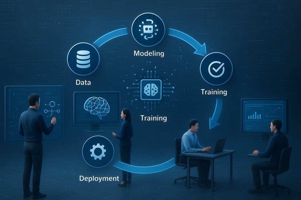 De AI-ontwikkelingscyclus in 2026: Van idee tot implementatie