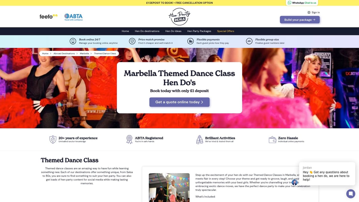 8 Best Marbella Hen Do 2026 Experiences You Can't Miss - Themed Dance Class