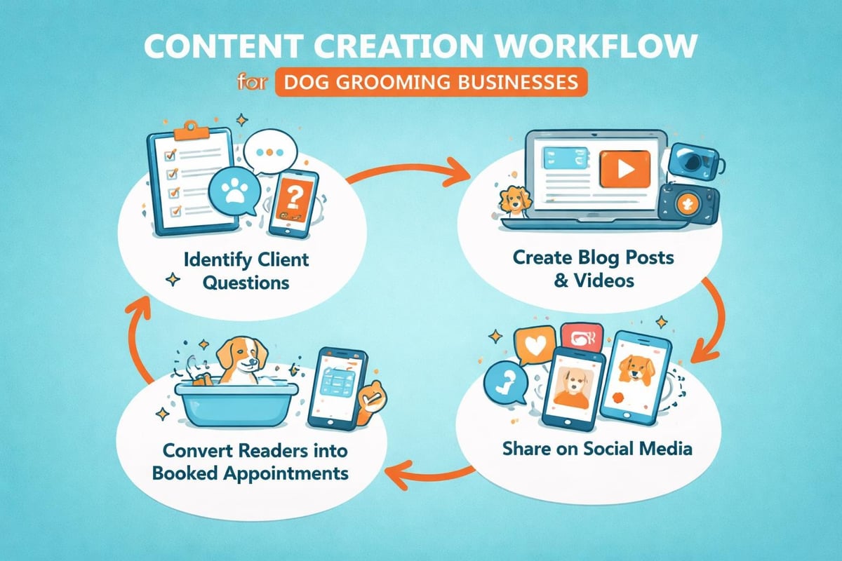 Content strategy for groomers