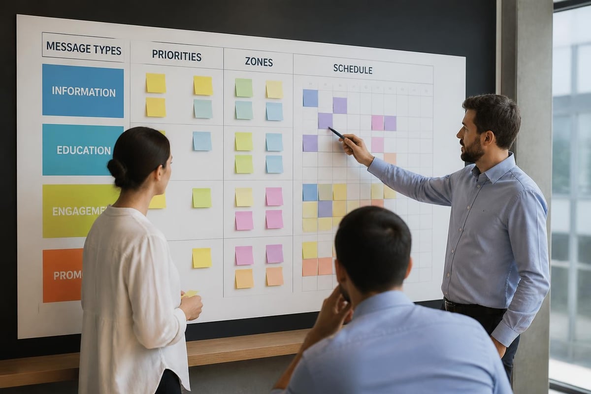 Content planning matrix