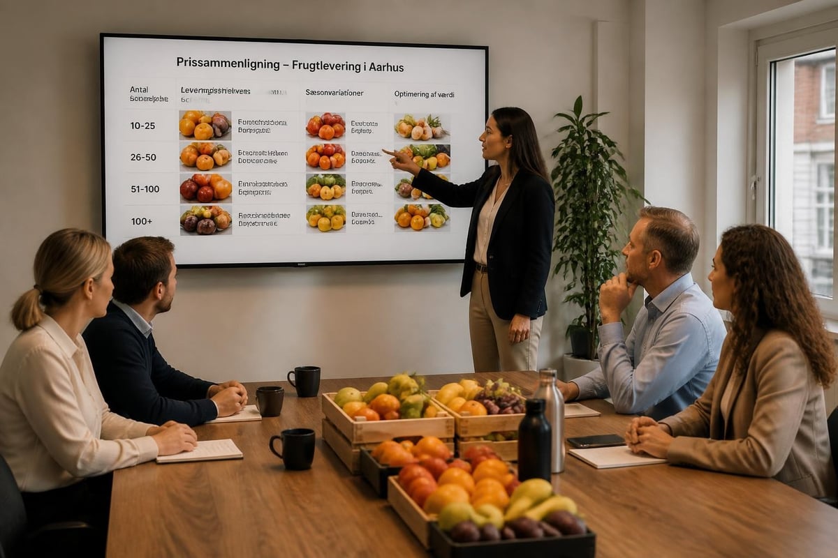 Frugtordning prissammenligning