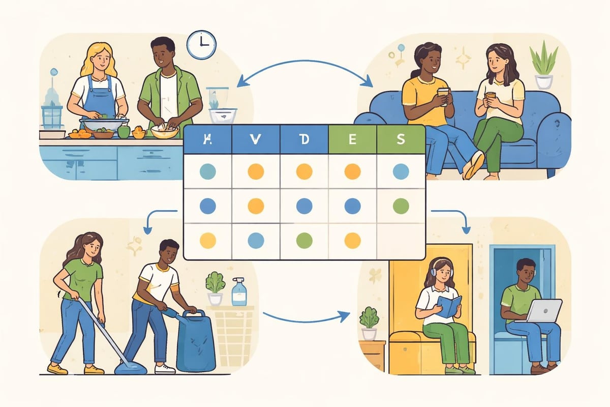Weekly homeshare schedule