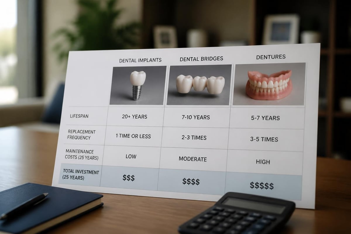 Implant value comparison