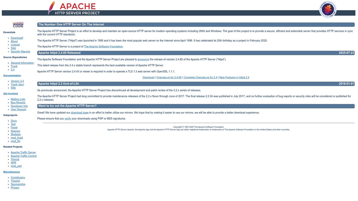 7 Essential Linux Reverse Proxy Solutions to Try in 2025 - Apache HTTP Server (mod_proxy)