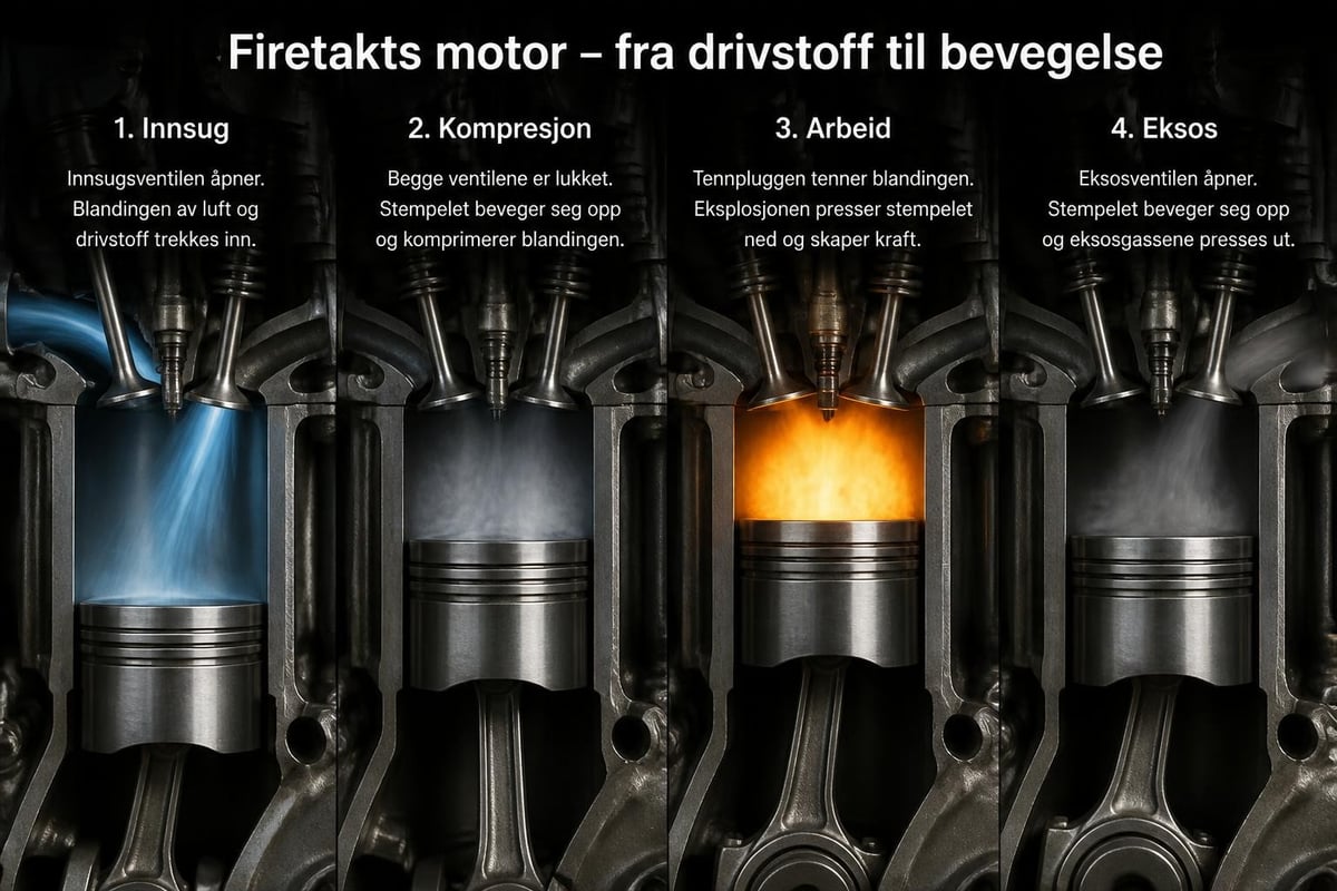 Firetakts motorsyklus