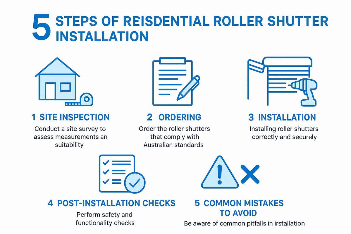 Step-by-Step Roller Shutter Installation Process