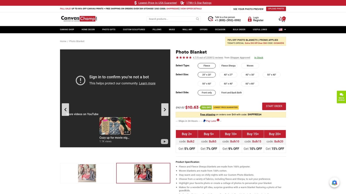 9 Best Personalized Blankets With Pictures for Unique Gifts 2025 - CanvasChamp – Custom Photo Blankets