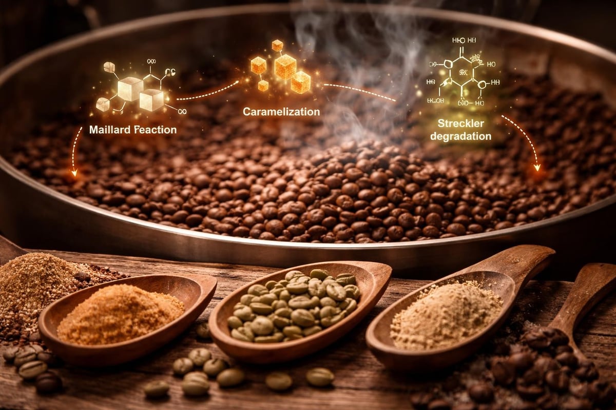 Chemical compounds in coffee